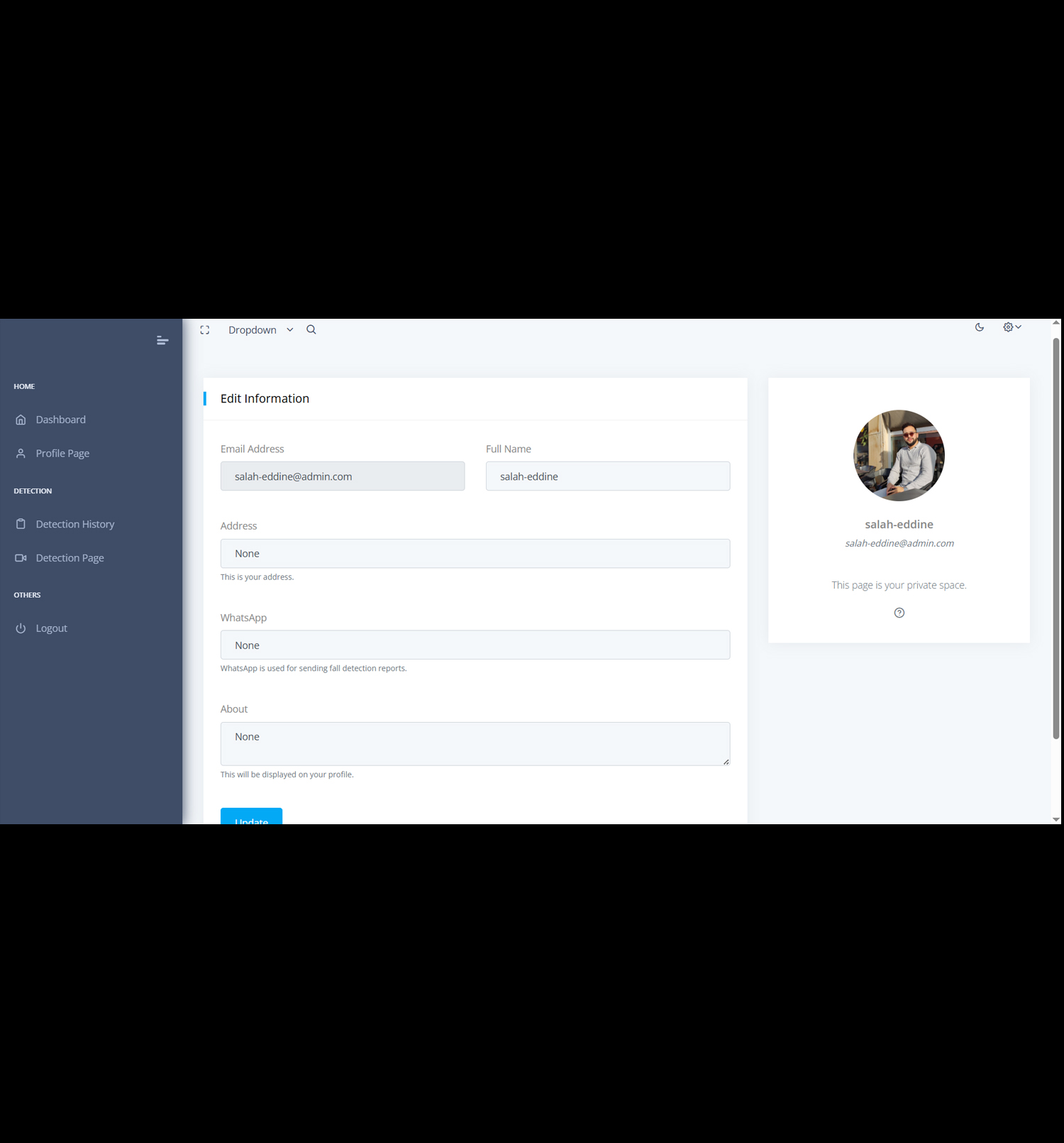 users admin monitoring