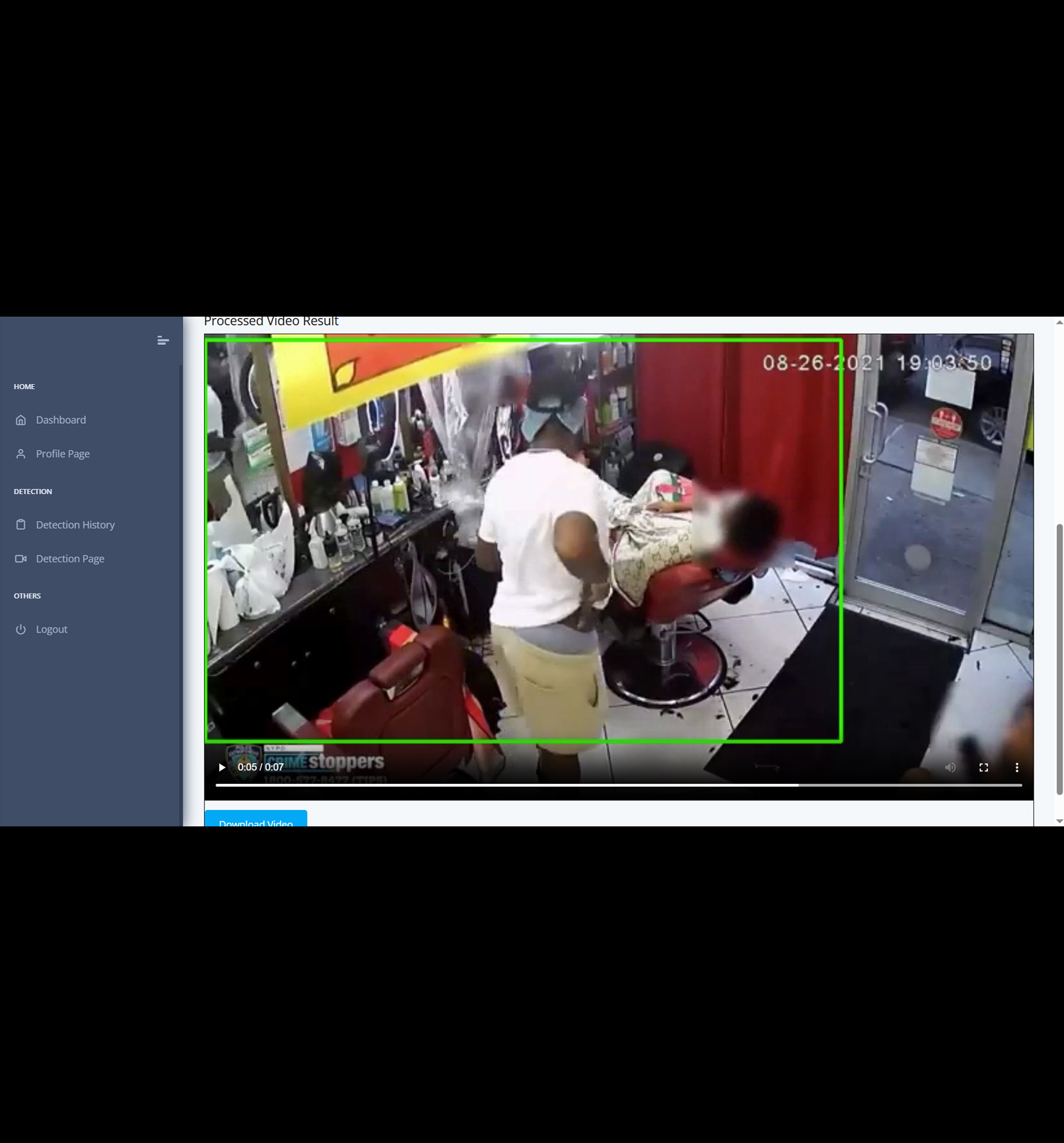 Real time detection